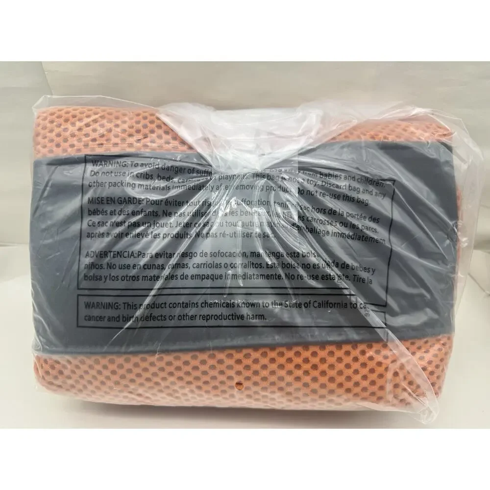 Golf Cart Seat Cover Fit For Club Car DS 2000-Up Front Seat Cushion Black/Orange
